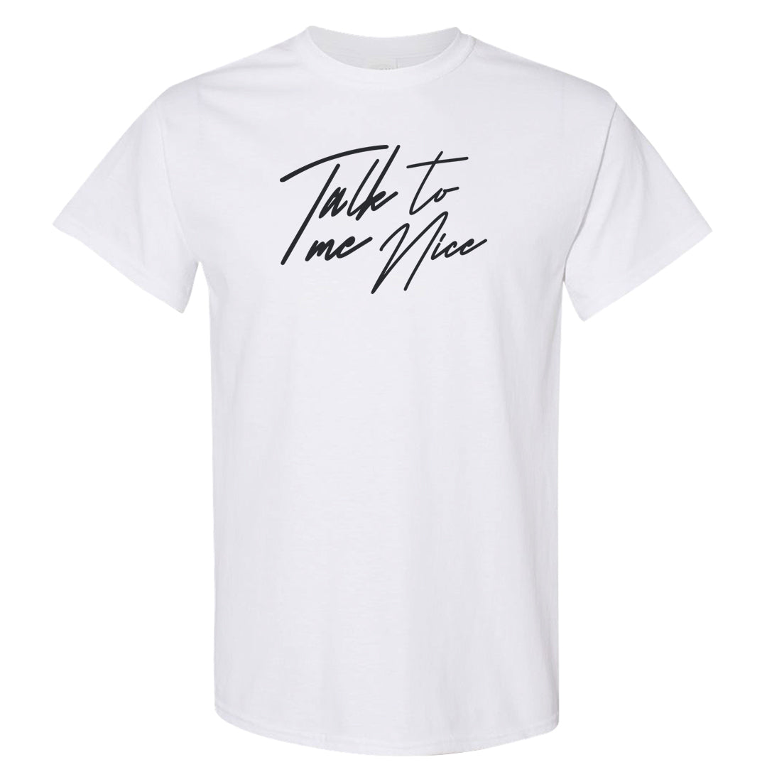 Cool Grey 2s T Shirt | Talk To Me Nice, White