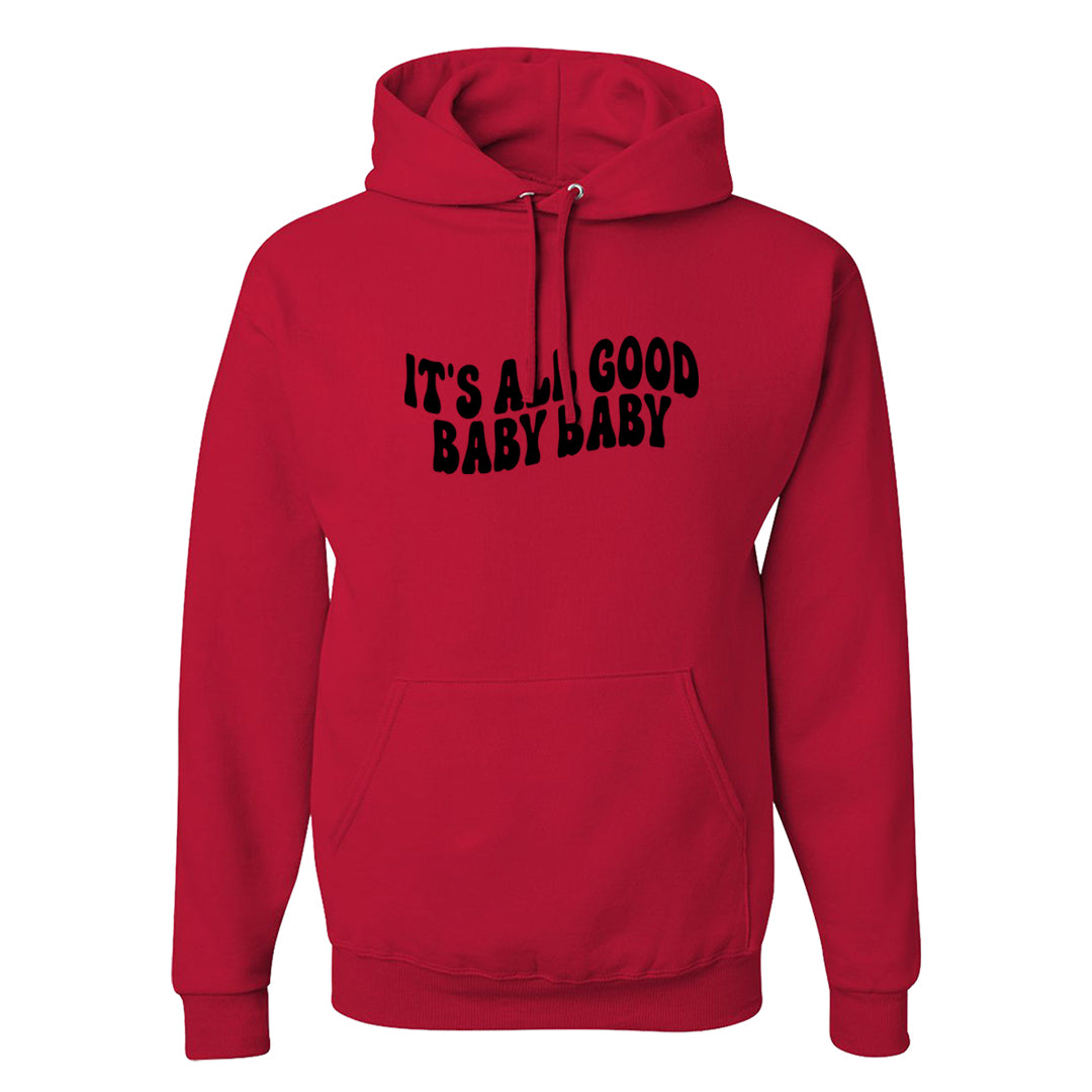 Italy Low 2s Hoodie | All Good Baby, Red