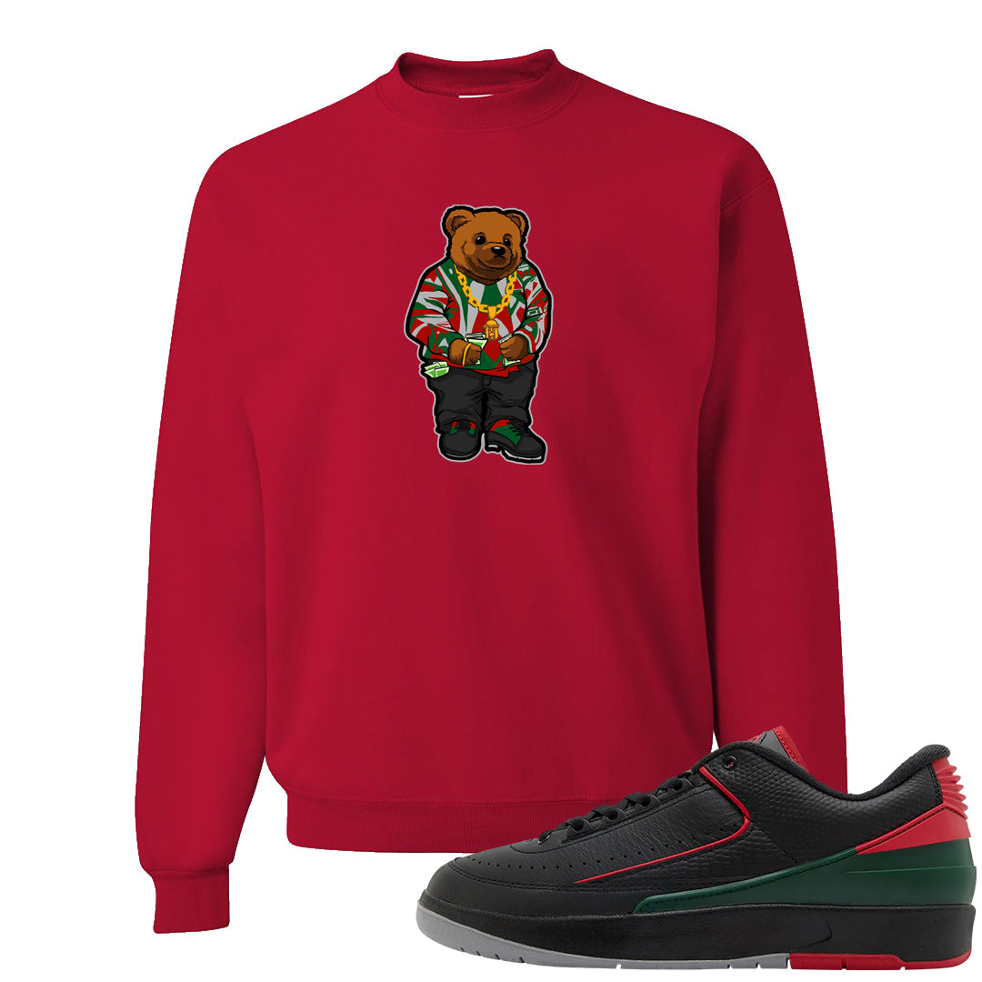 Italy Low 2s Crewneck Sweatshirt | Sweater Bear, Red