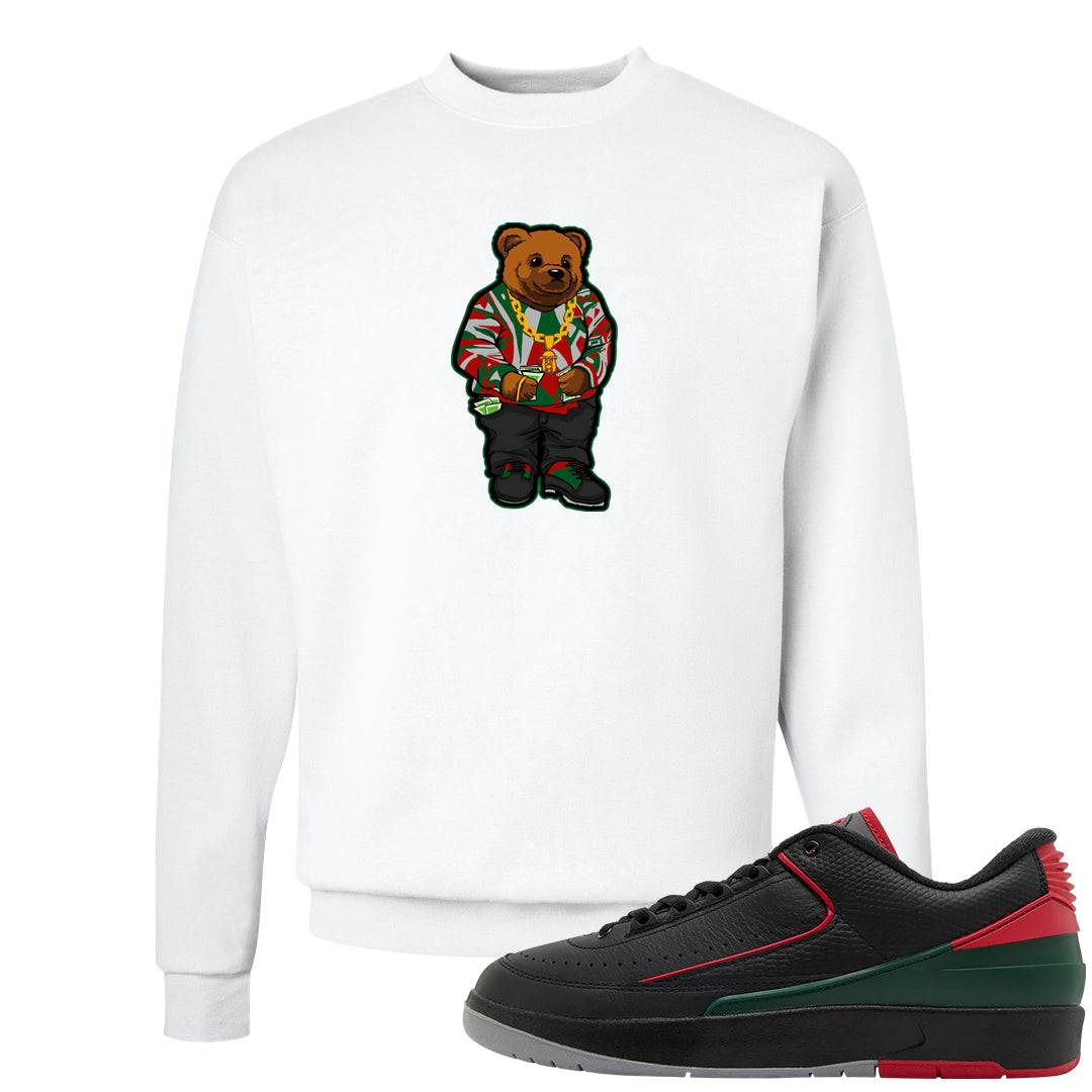 Italy Low 2s Crewneck Sweatshirt | Sweater Bear, White