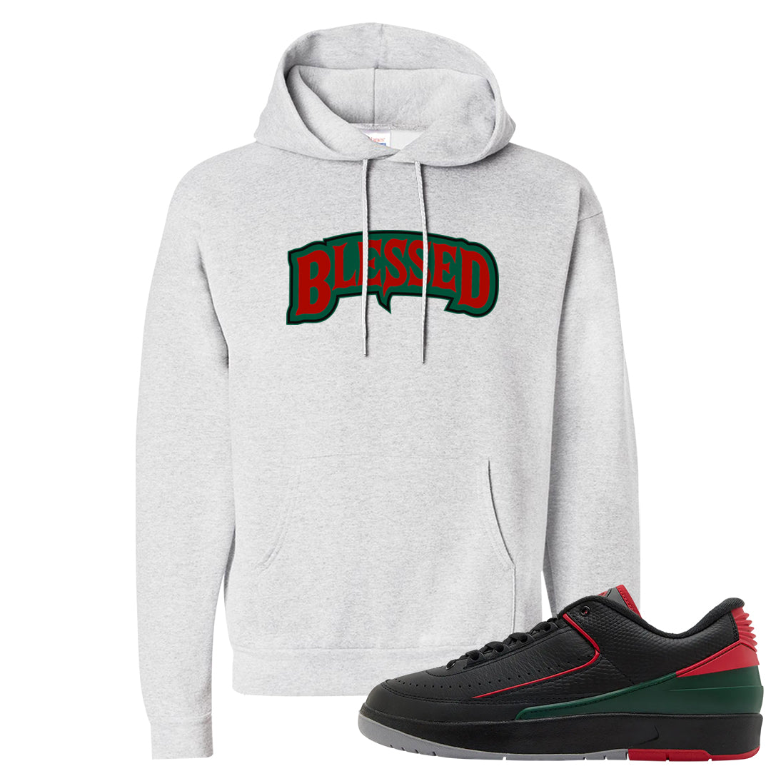 Italy Low 2s Hoodie | Blessed Arch, Ash