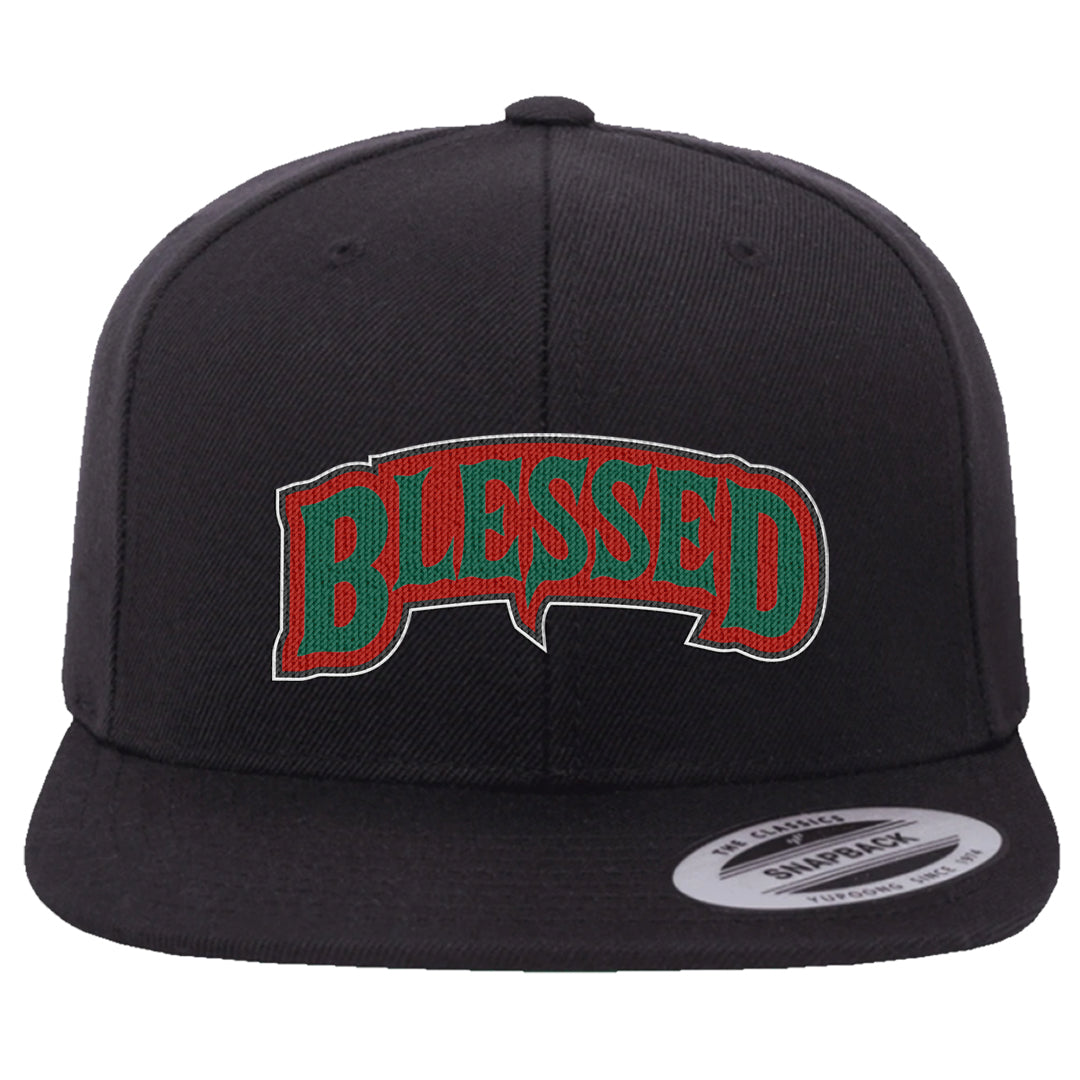Italy Low 2s Snapback Hat | Blessed Arch, Black