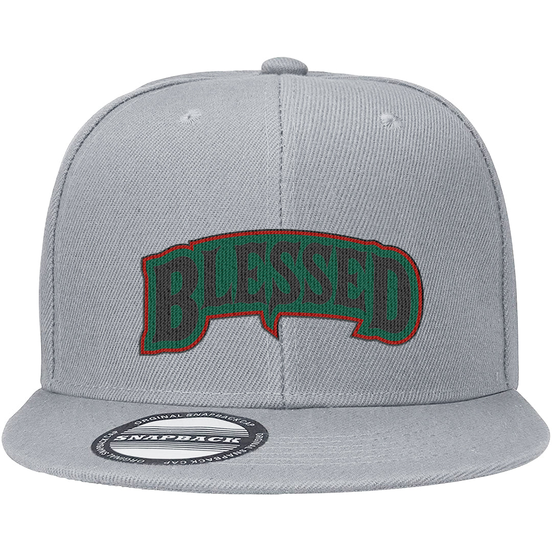 Italy Low 2s Snapback Hat | Blessed Arch, Light Gray