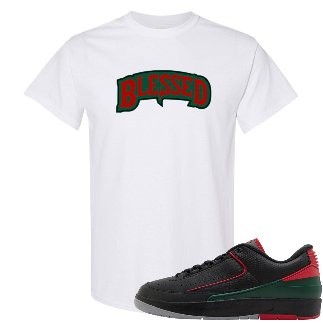 Italy Low 2s T Shirt | Blessed Arch, White