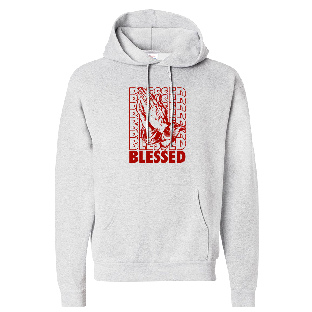 Italy Low 2s Hoodie | Blessed Praying Hands, Ash