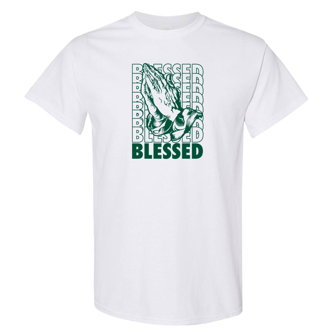 Italy Low 2s T Shirt | Blessed Praying Hands, White