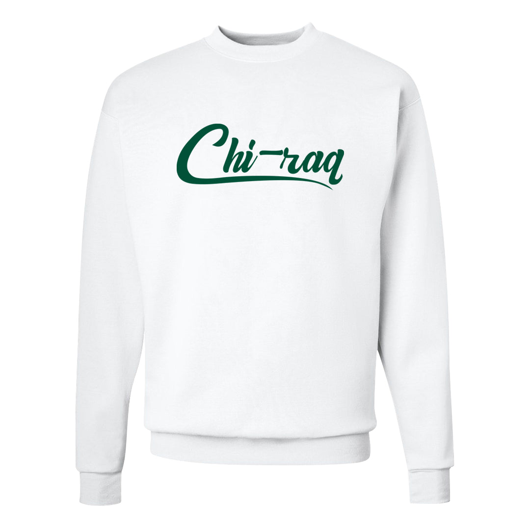 Italy Low 2s Crewneck Sweatshirt | Chiraq, White
