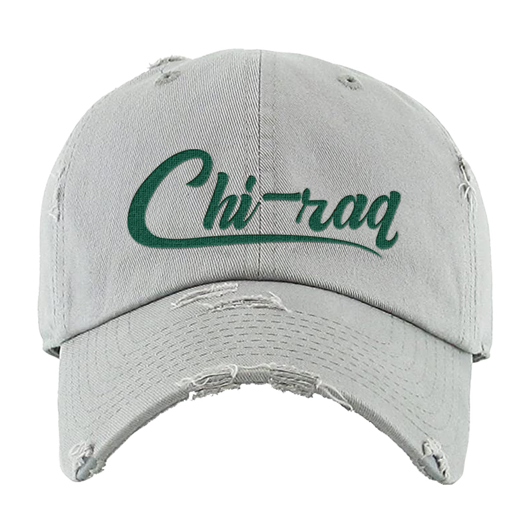 Italy Low 2s Distressed Dad Hat | Chiraq, Light Gray
