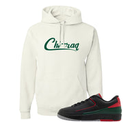 Italy Low 2s Hoodie | Chiraq, White