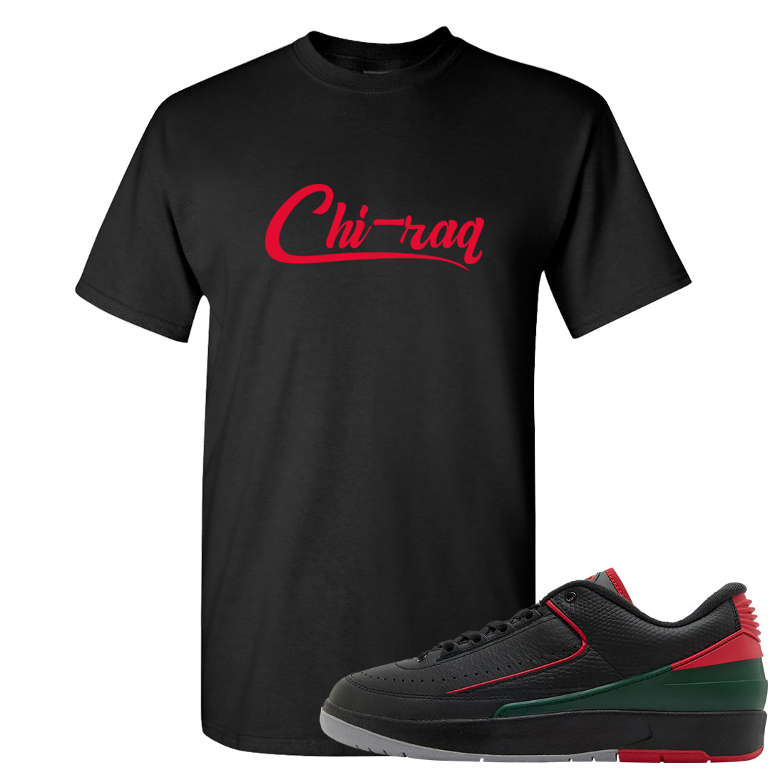 Italy Low 2s T Shirt | Chiraq, Black