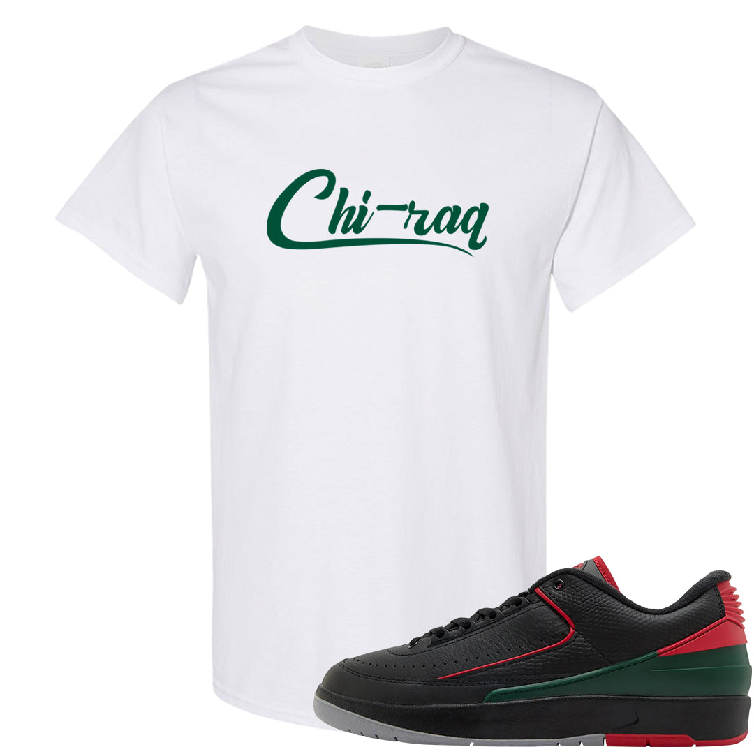 Italy Low 2s T Shirt | Chiraq, White