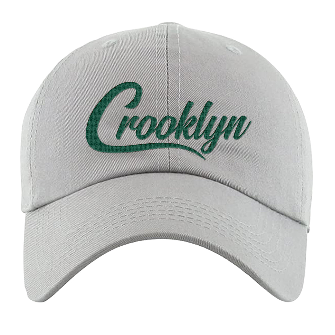 Italy Low 2s Dad Hat | Crooklyn, Light Gray