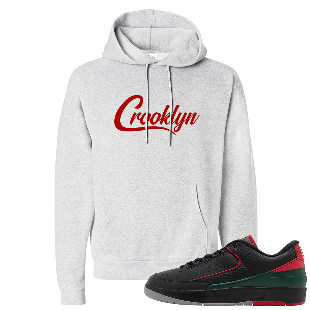 Italy Low 2s Hoodie | Crooklyn, Ash