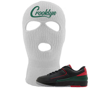 Italy Low 2s Ski Mask | Crooklyn, White