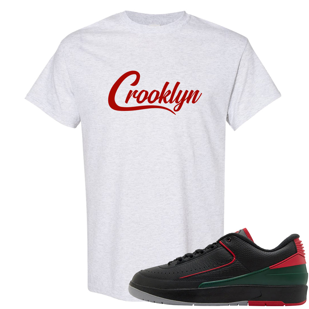Italy Low 2s T Shirt | Crooklyn, Ash