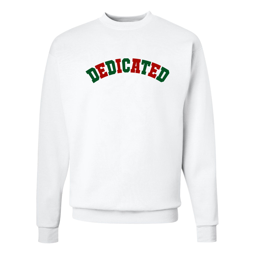 Italy Low 2s Crewneck Sweatshirt | Dedicated, White