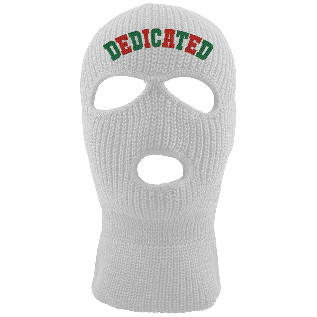Italy Low 2s Ski Mask | Dedicated, White