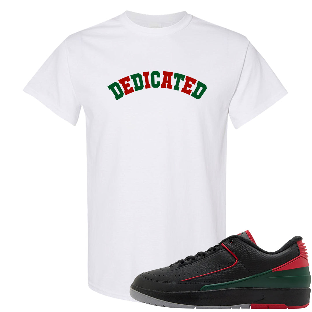 Italy Low 2s T Shirt | Dedicated, White