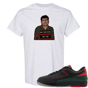 Italy Low 2s T Shirt | El Chapo Illustration, Ash