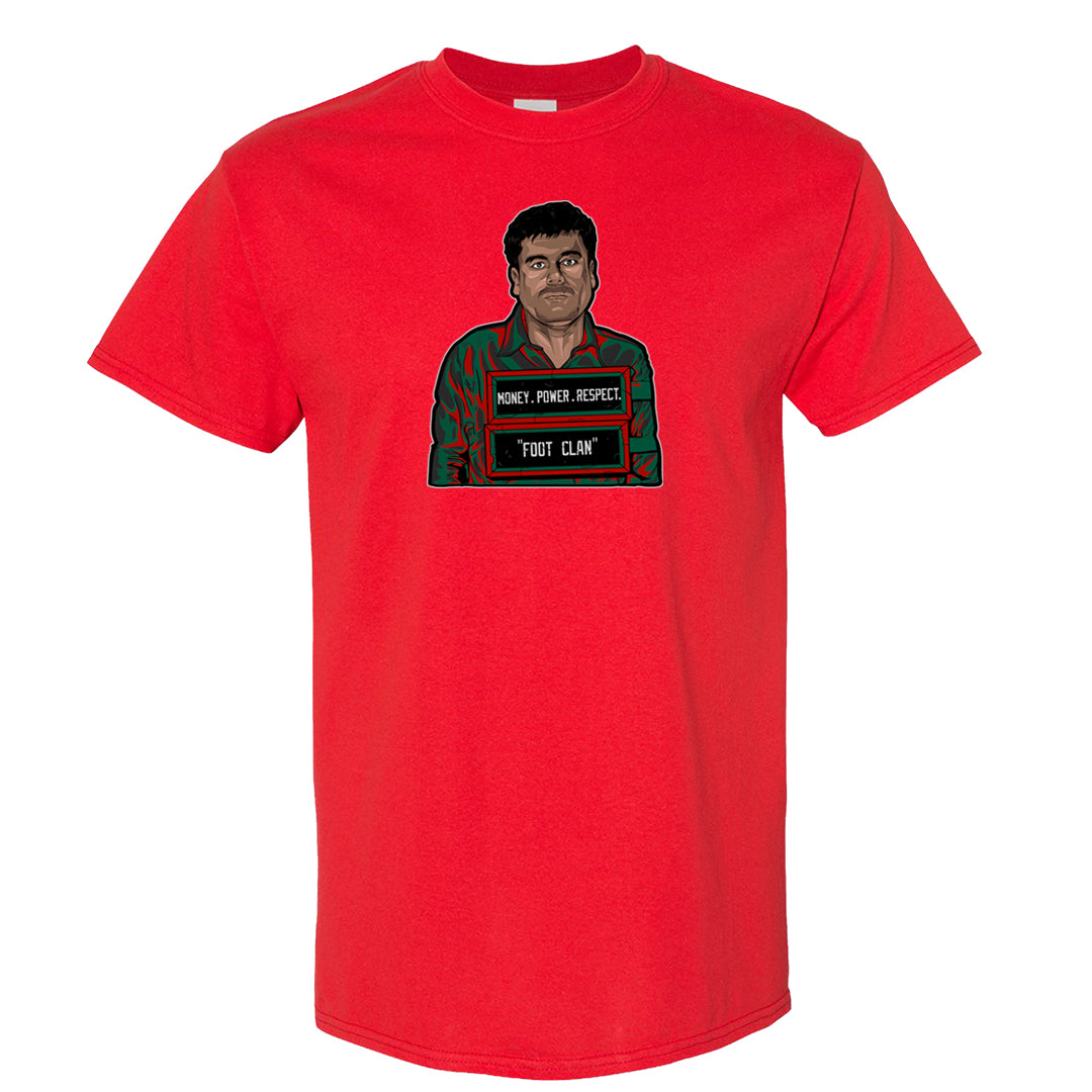 Italy Low 2s T Shirt | El Chapo Illustration, Red