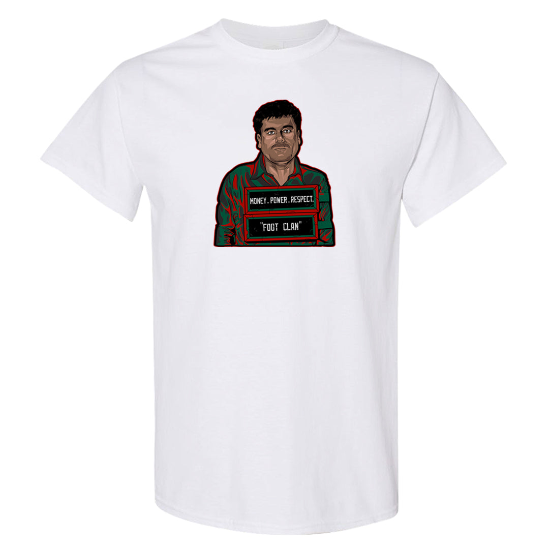 Italy Low 2s T Shirt | El Chapo Illustration, White