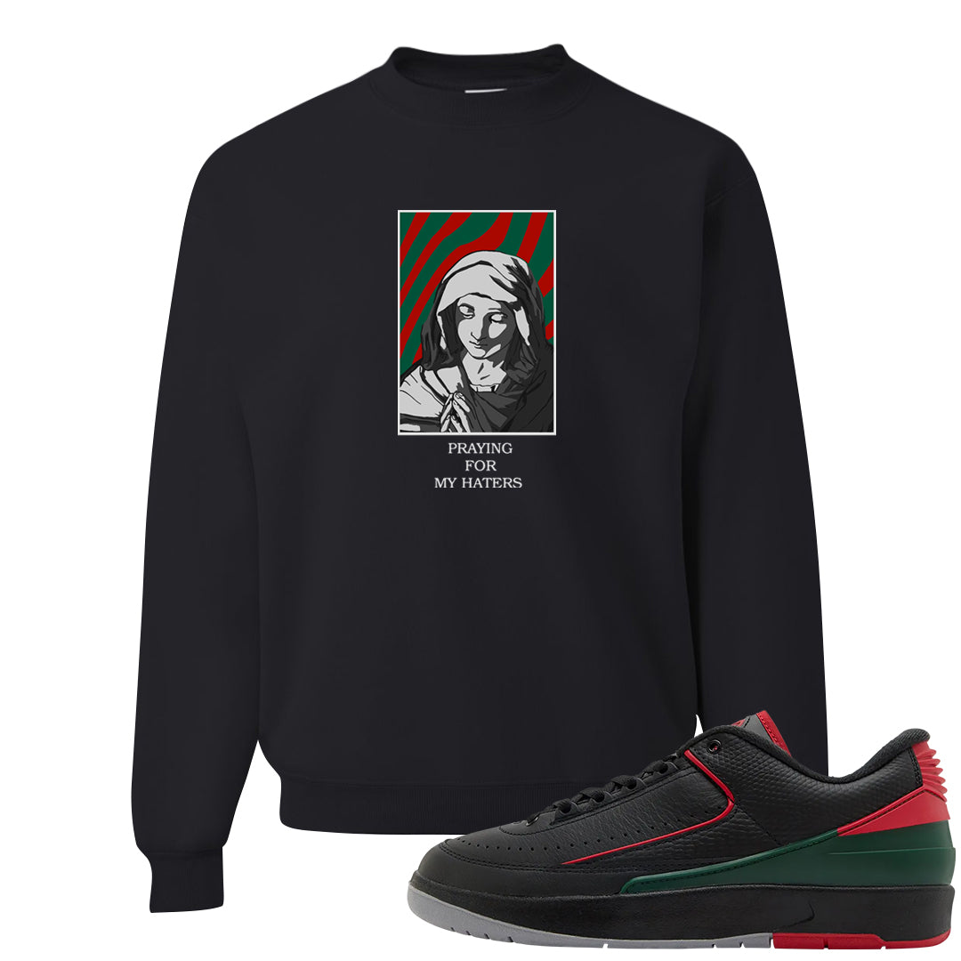 Italy Low 2s Crewneck Sweatshirt | God Told Me, Black