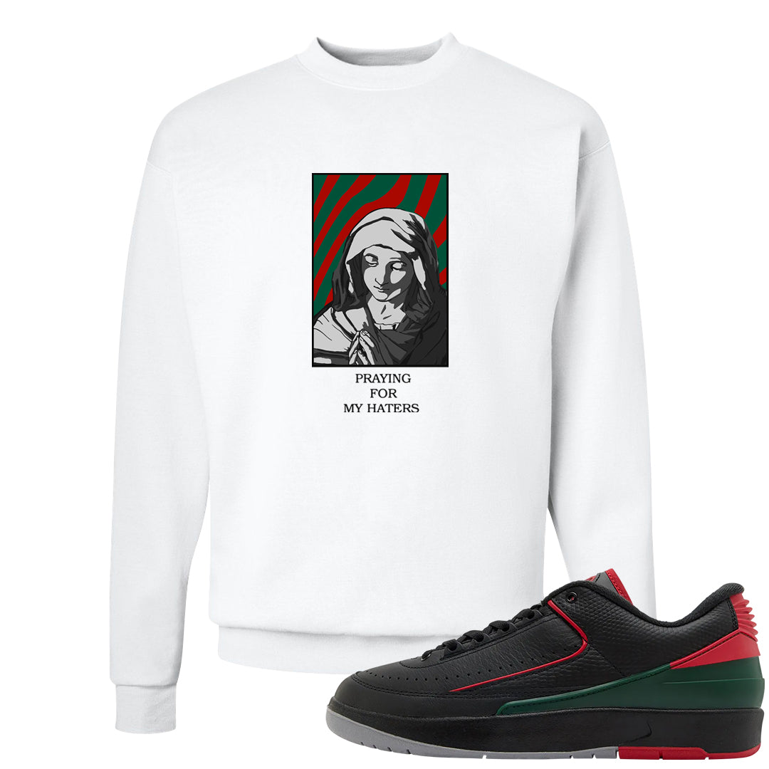 Italy Low 2s Crewneck Sweatshirt | God Told Me, White