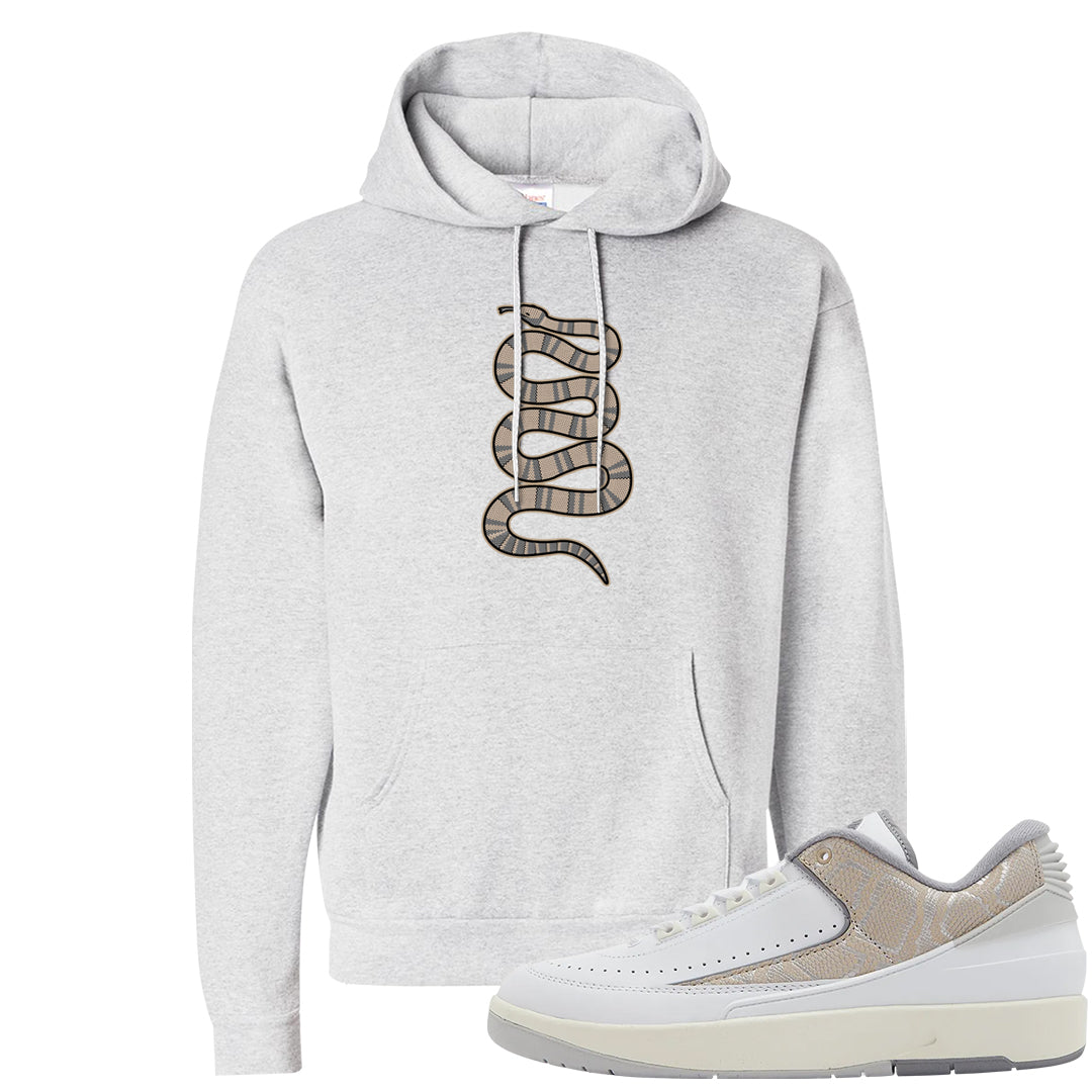 Python Low 2s Hoodie | Coiled Snake, Ash