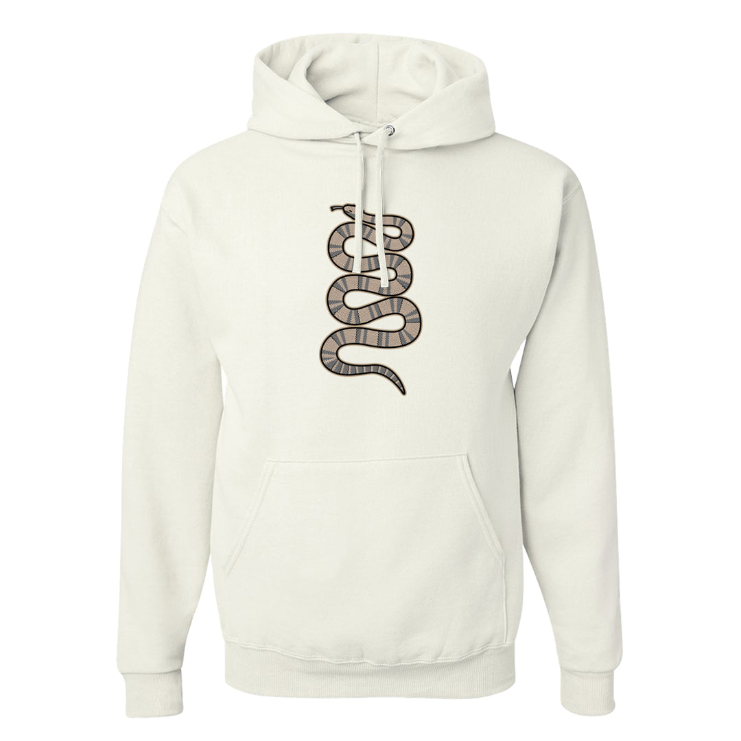 Python Low 2s Hoodie | Coiled Snake, White