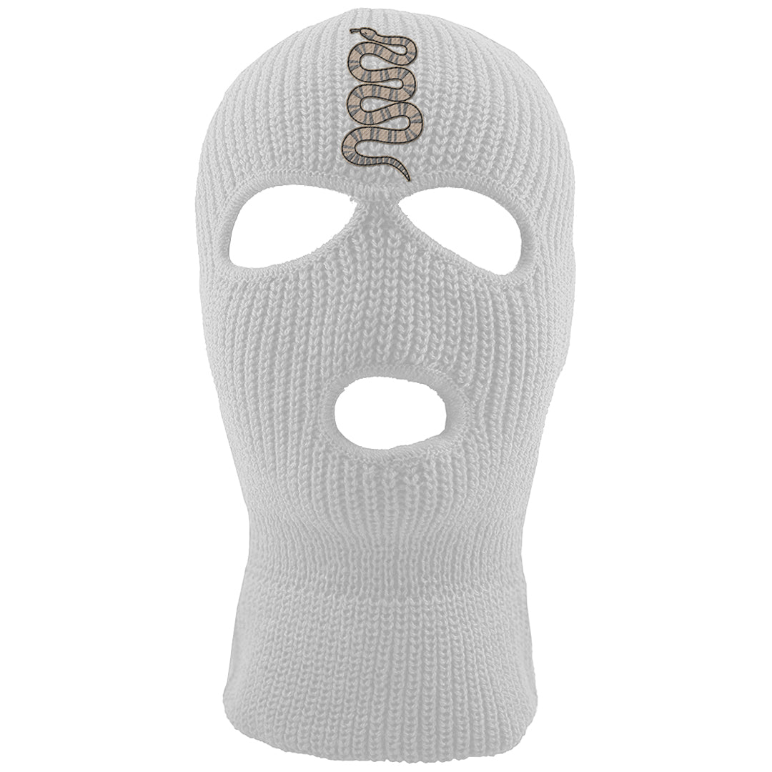 Python Low 2s Ski Mask | Coiled Snake, White