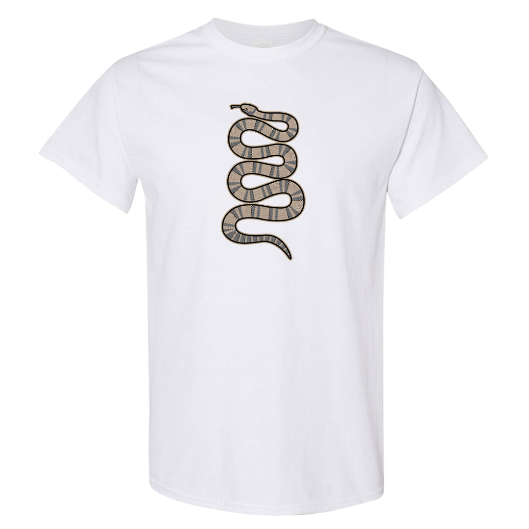 Python Low 2s T Shirt | Coiled Snake, White