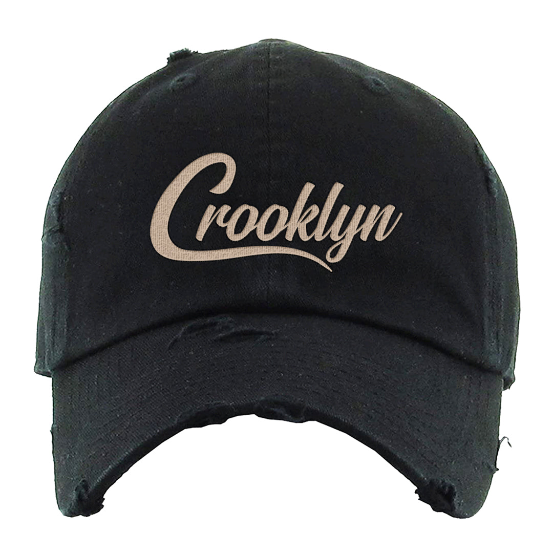 Python Low 2s Distressed Dad Hat | Crooklyn, Black