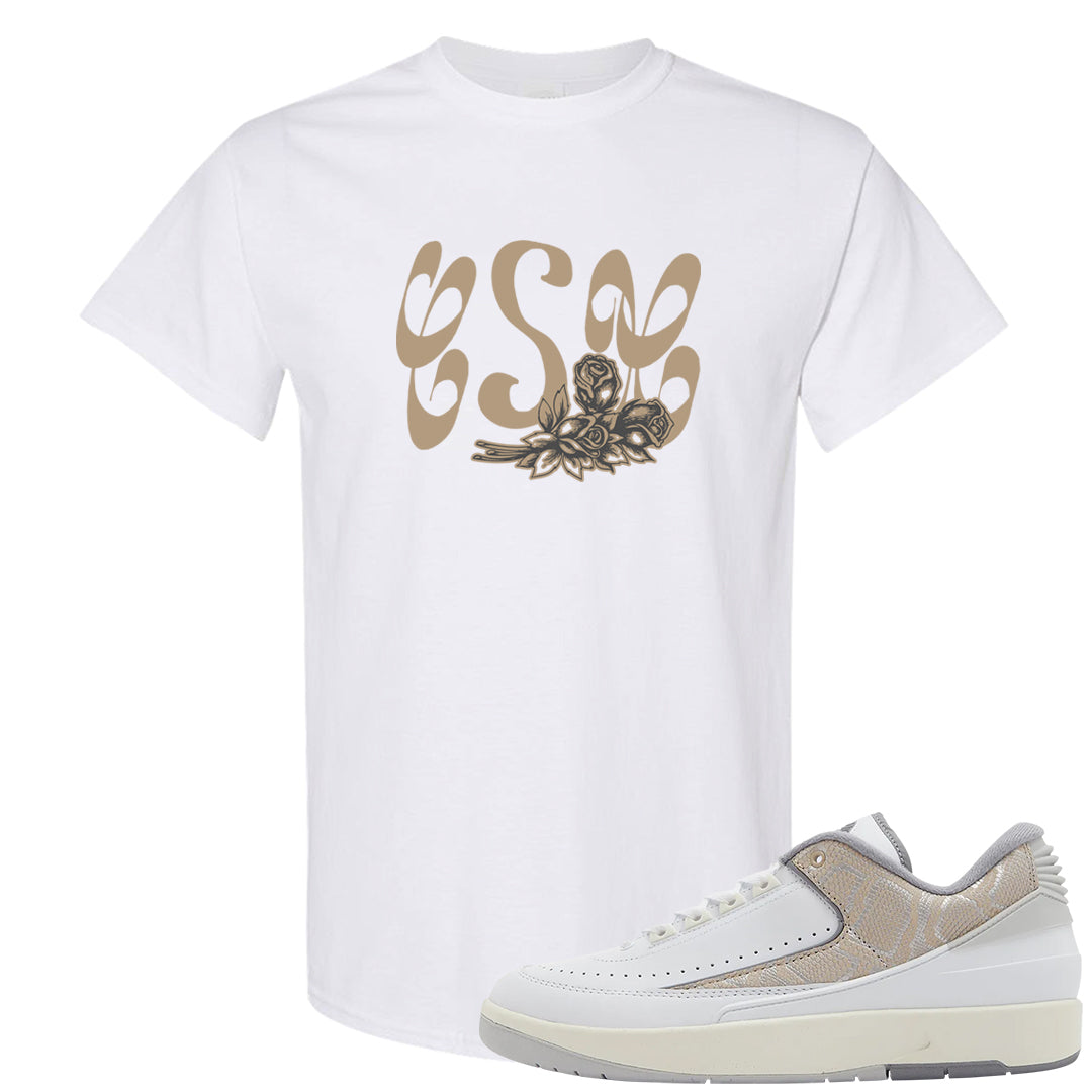 Python Low 2s T Shirt | Certified Sneakerhead, White