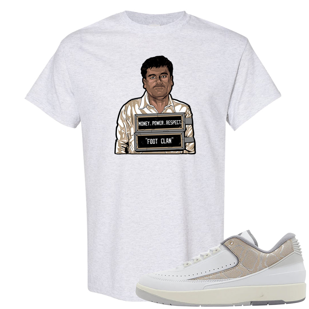 Python Low 2s T Shirt | El Chapo Illustration, Ash