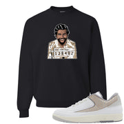 Python Low 2s Crewneck Sweatshirt | Escobar Illustration, Black