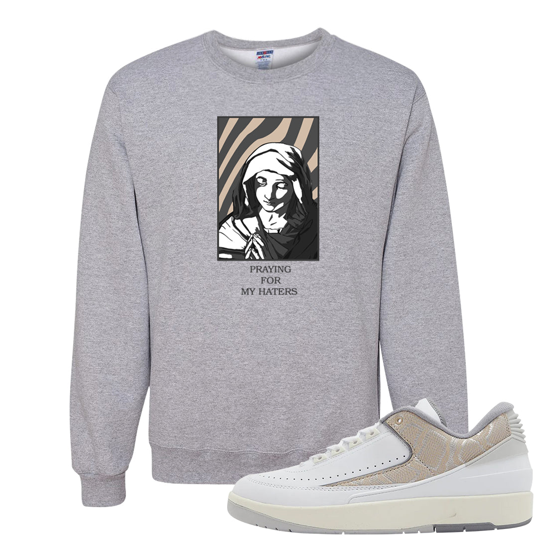 Python Low 2s Crewneck Sweatshirt | God Told Me, Ash