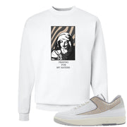 Python Low 2s Crewneck Sweatshirt | God Told Me, White