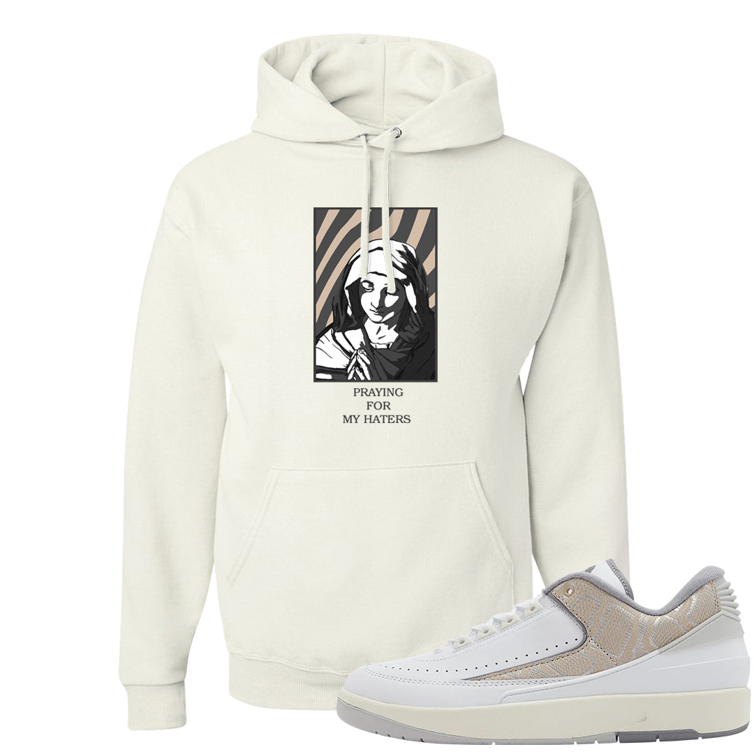 Python Low 2s Hoodie | God Told Me, White
