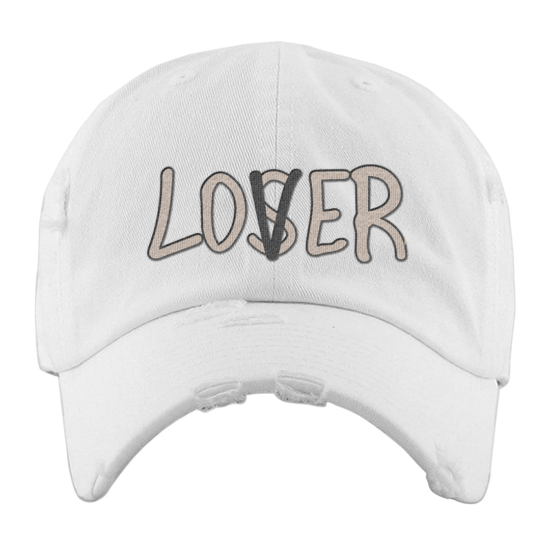 Python Low 2s Distressed Dad Hat | Lover, White