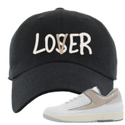 Python Low 2s Dad Hat | Lover, Black