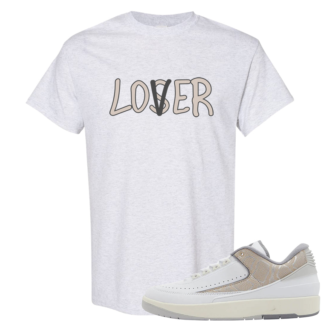 Python Low 2s T Shirt | Lover, Ash
