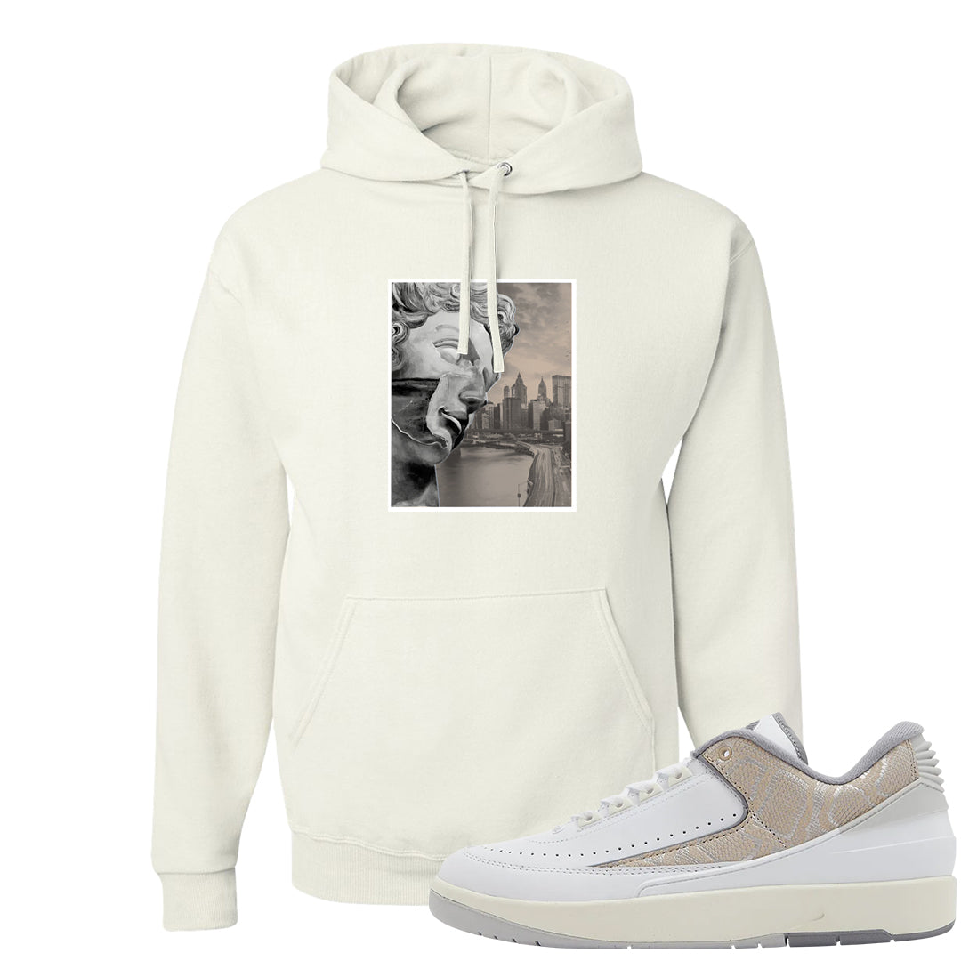 Python Low 2s Hoodie | Miguel, White