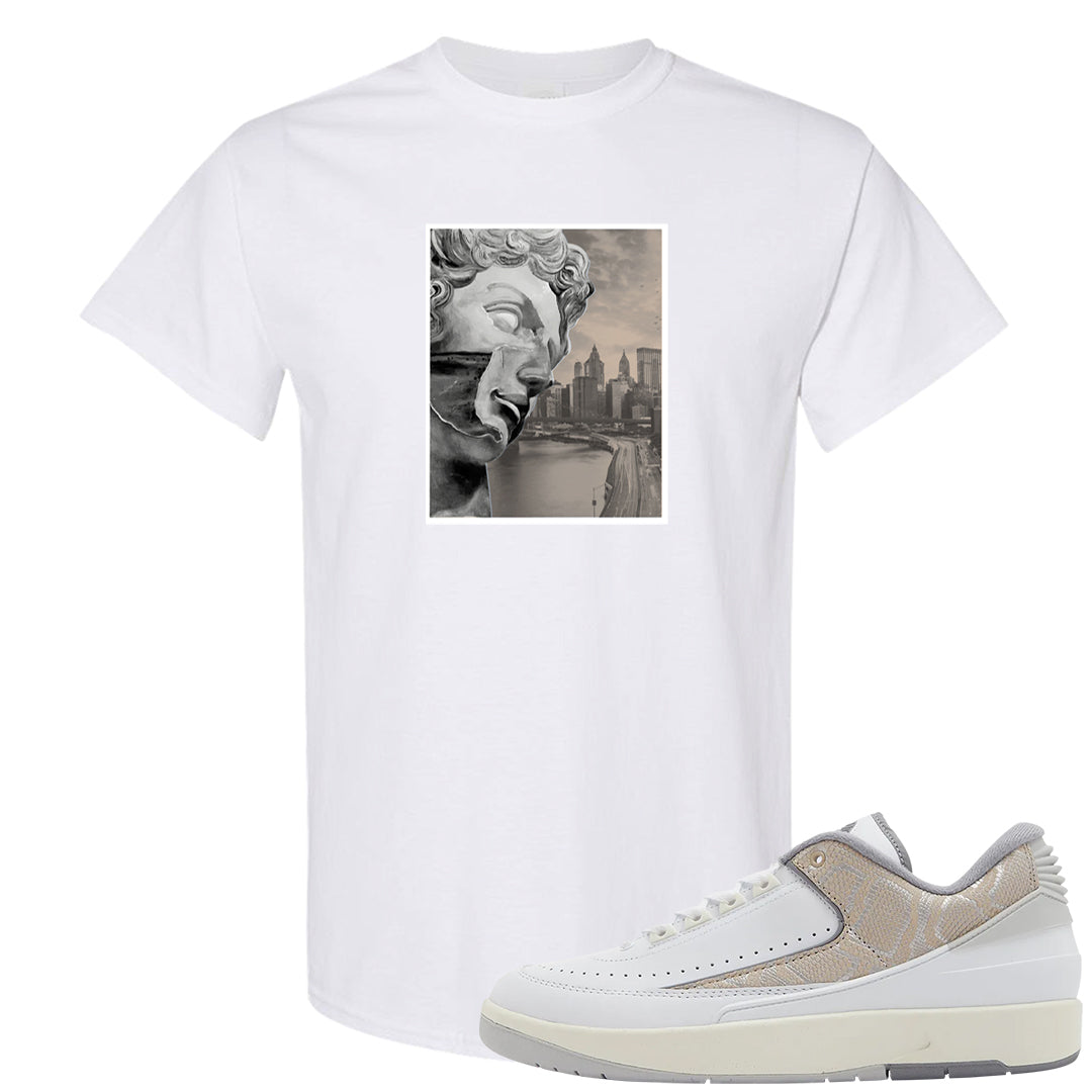 Python Low 2s T Shirt | Miguel, White