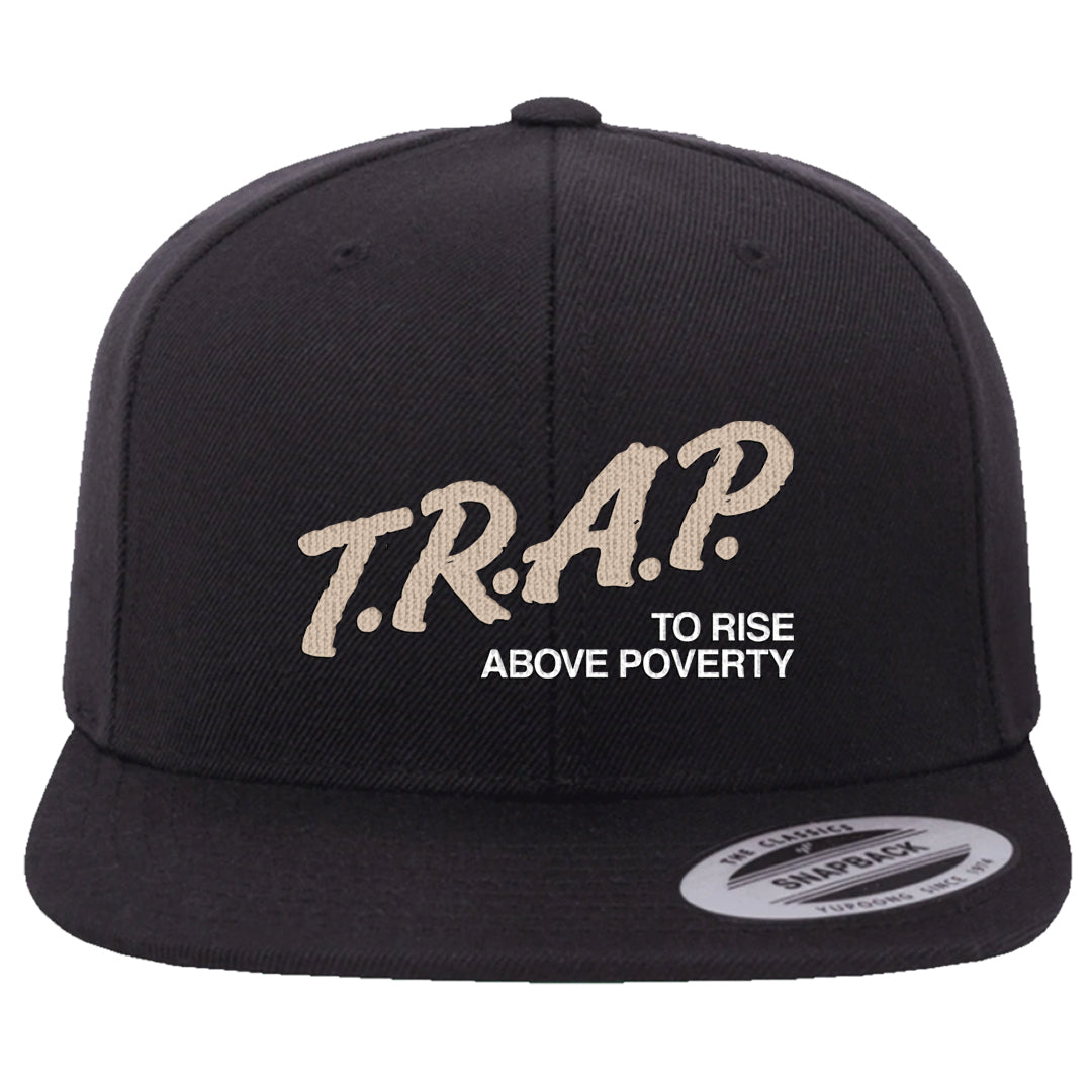 Python Low 2s Snapback Hat | Trap To Rise Above Poverty, Black