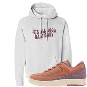 Sky Orange Low 2s Hoodie | All Good Baby, Ash