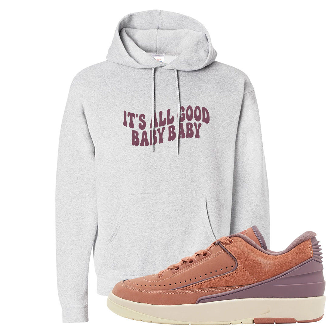 Sky Orange Low 2s Hoodie | All Good Baby, Ash