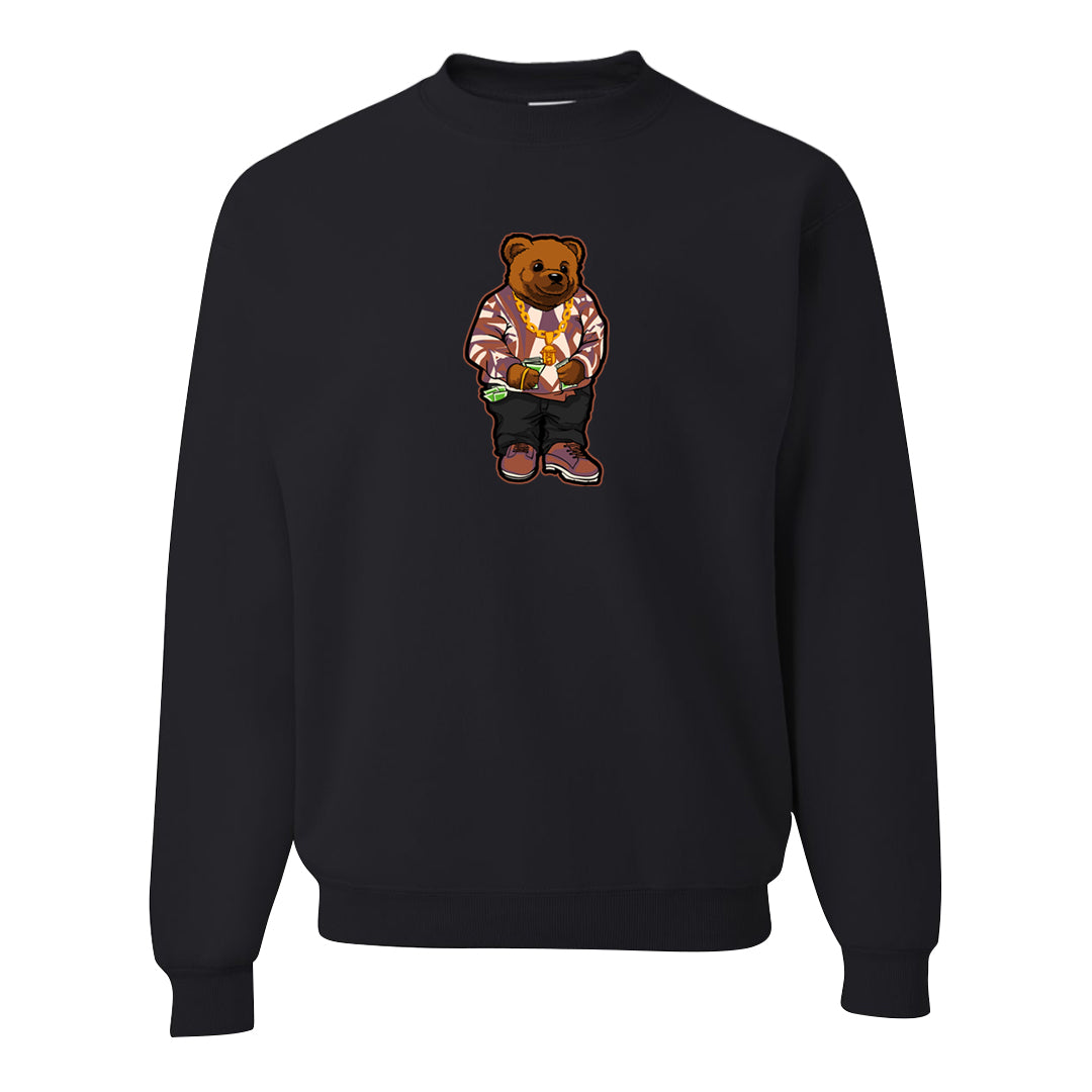 Sky Orange Low 2s Crewneck Sweatshirt | Sweater Bear, Black