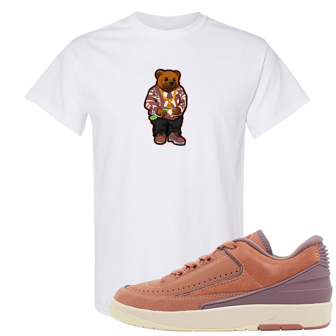 Sky Orange Low 2s T Shirt | Sweater Bear, White