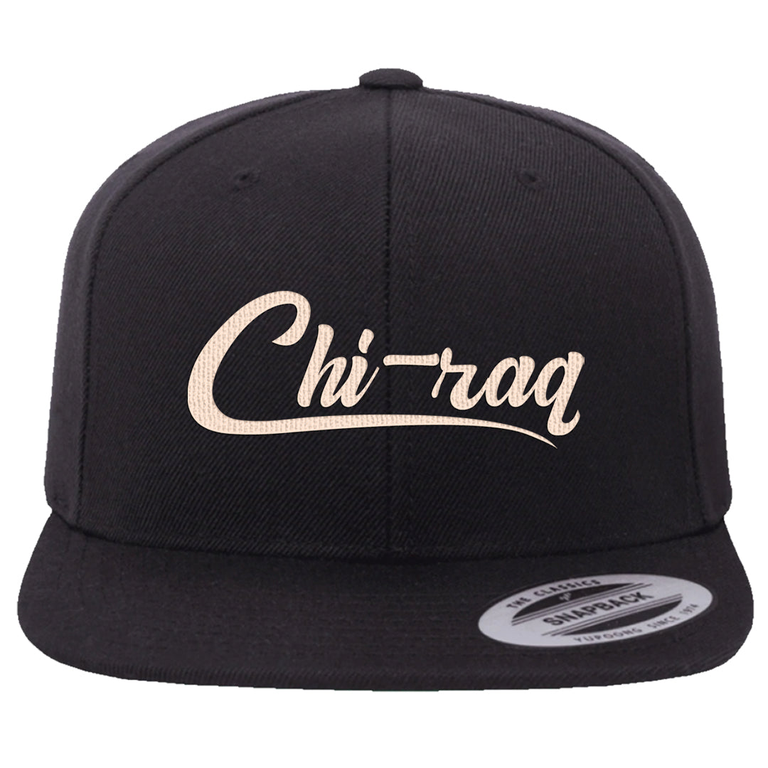 Sky Orange Low 2s Snapback Hat | Chiraq, Black