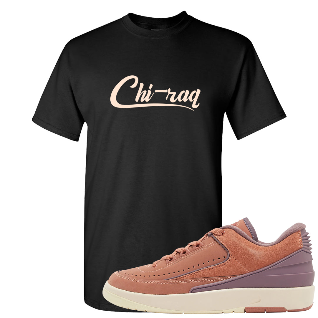 Sky Orange Low 2s T Shirt | Chiraq, Black